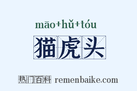 猫虎头是什么意思的图片
